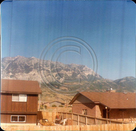 Out the back door Waynes house in Orem